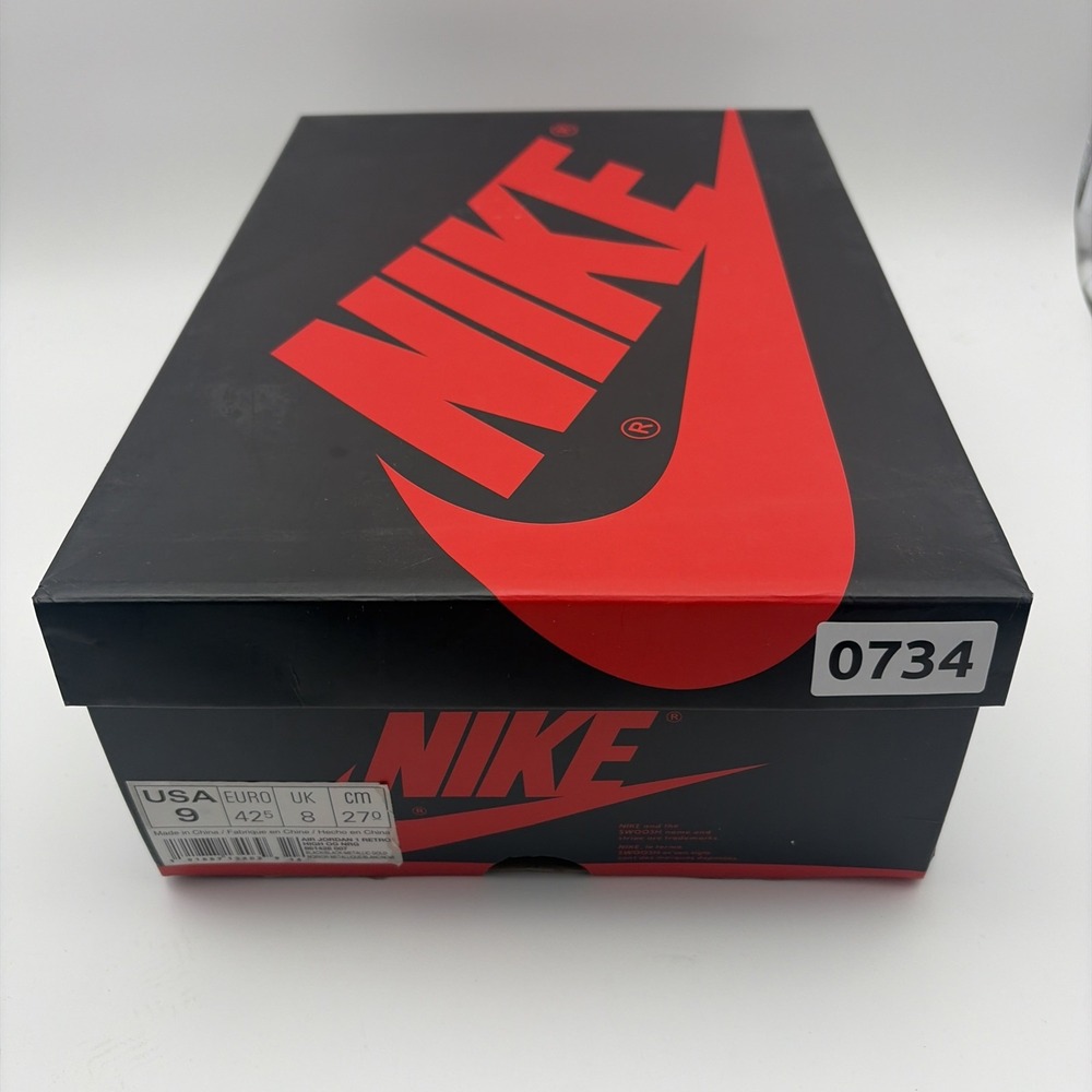 Size 9 - Air Jordan 1 Retro OG NRG High Gold Toe (861428-007) - Picture 9 of 10